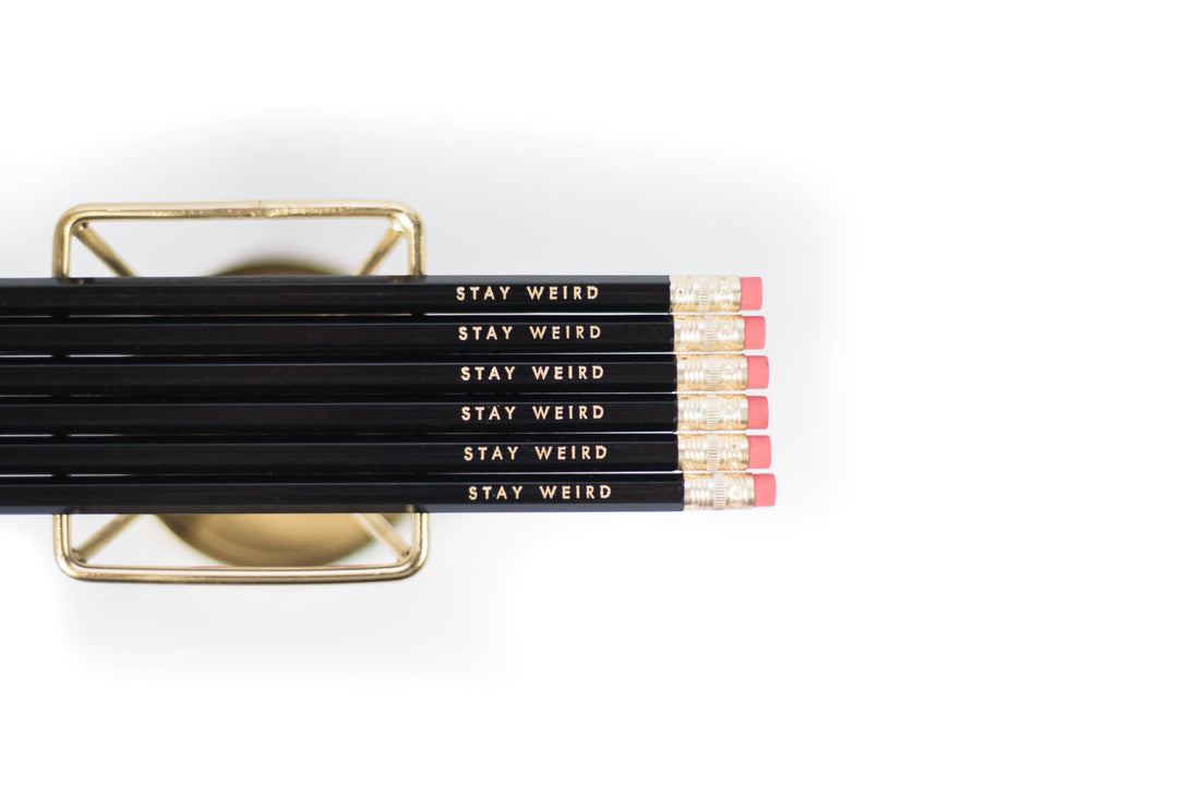 Stay Weird Pencil Set
