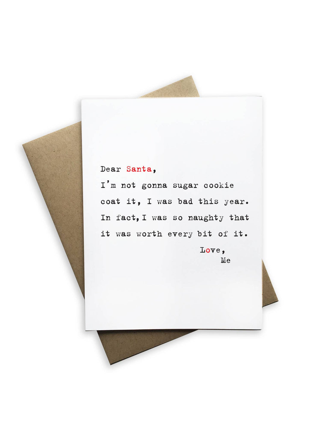 Dear Santa Christmas Card