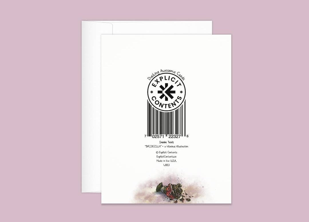 Bridezilla Card