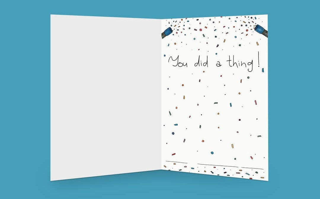 Colorful Congrats Card
